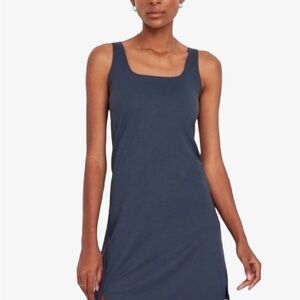 Old Navy Powersoft Active Dress with Built-in Bra and Shorts, Navy Women’s L